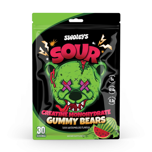 Swoleys Sour Creatine Gummy Bears