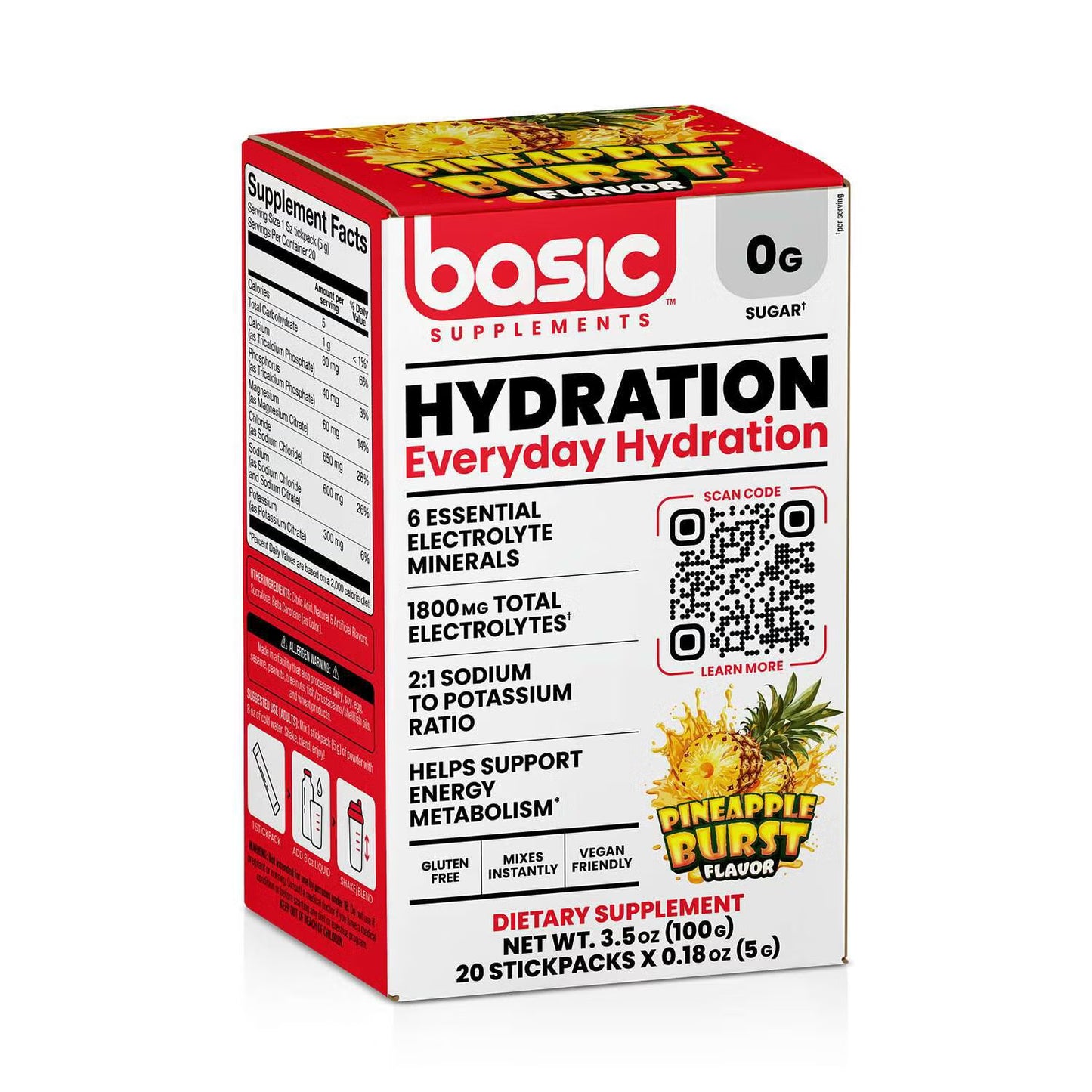 BASIC EAA 30 SERVE STRAWBERRY WATERMELON