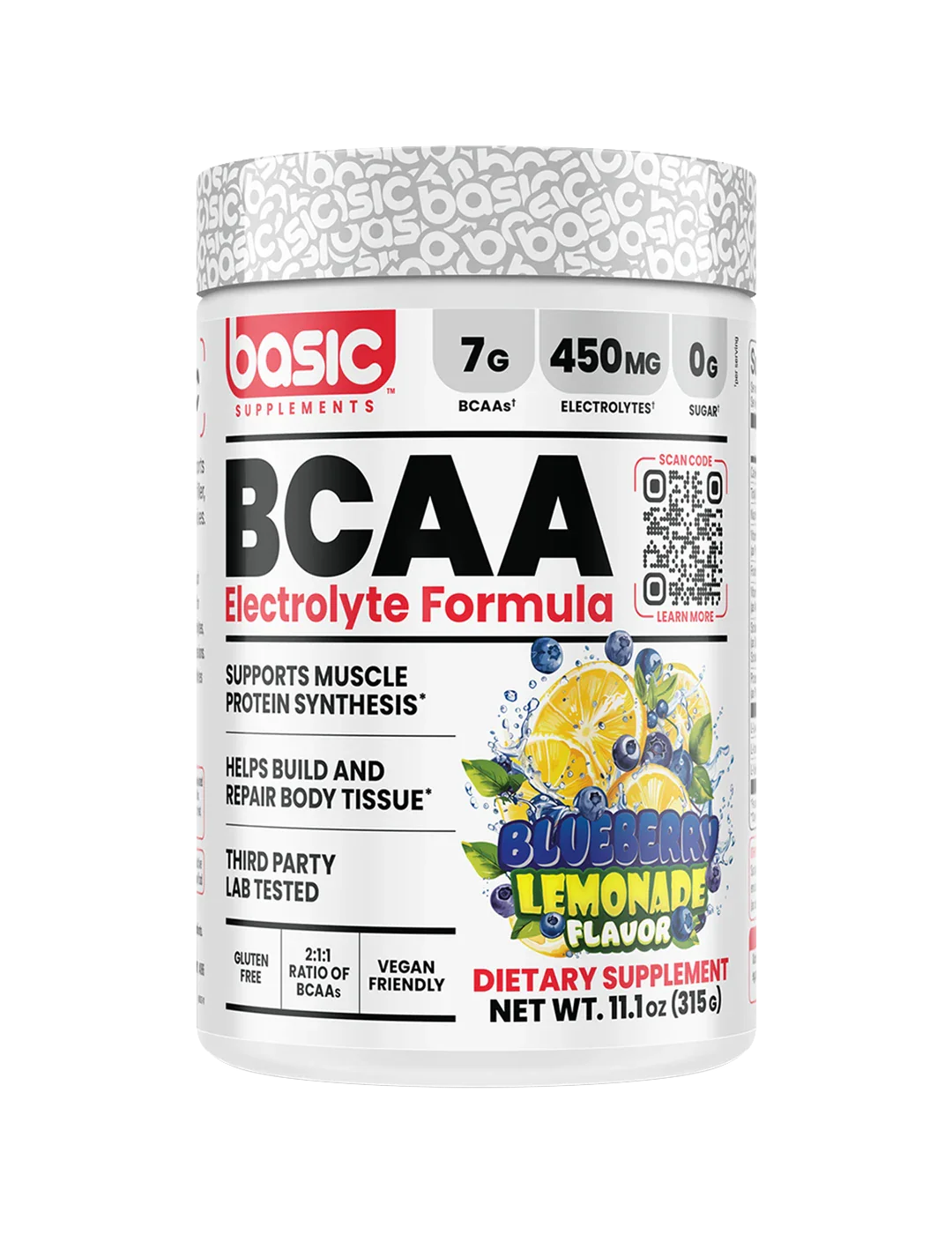 BASIC BCAA 30 SERVE BLUEBERRY LEMONADE