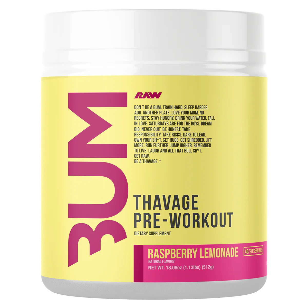 CBUM THAVAGE 40 SERVE