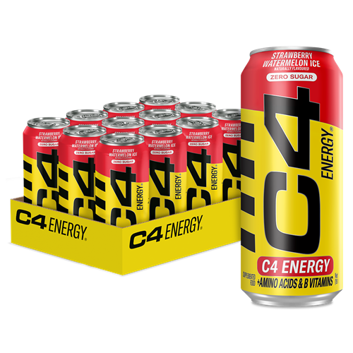 Cellulor C4 Carbonated On The Go Box Of 12 475ml Cans