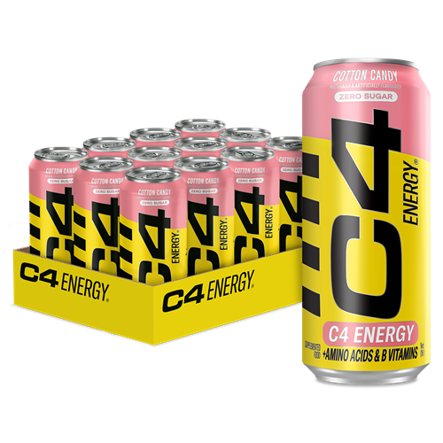 Cellulor C4 Carbonated On The Go Box Of 12 475ml Cans