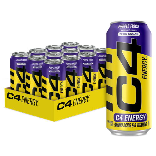 Cellulor C4 Carbonated On The Go Box Of 12 475ml Cans